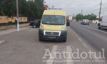 Șoferul unui microbuz școlar din Piscu a fost prins la volan sub influența băuturilor alcoolice