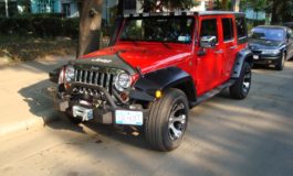 Incredibil: Jeep parcat în Brăila!