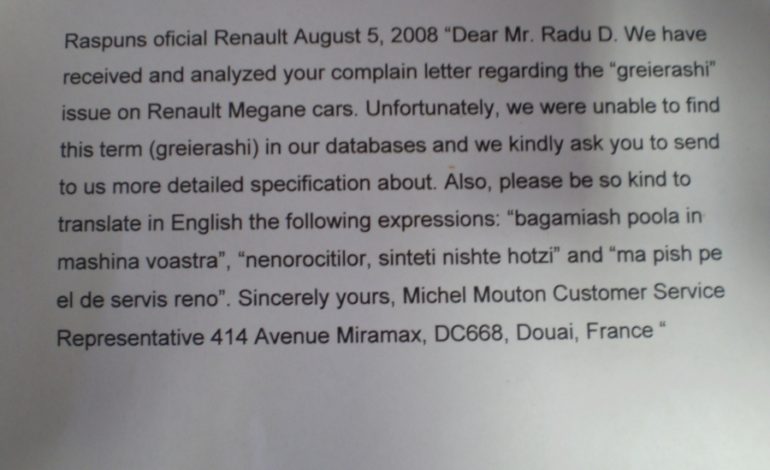 Băşcălie de Renault