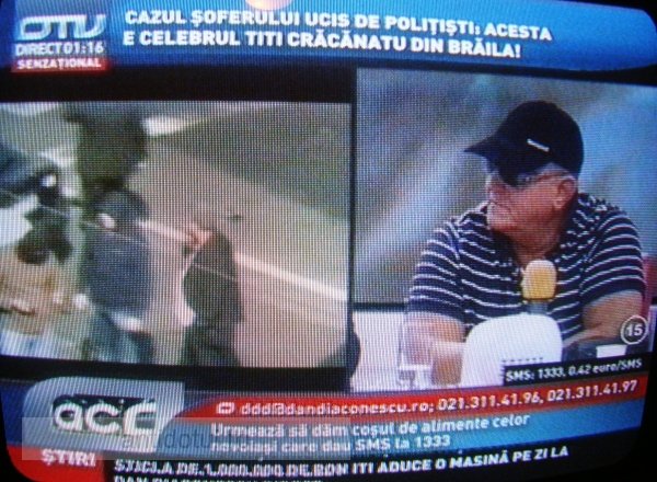 Crăcănatu şi alt interlop din Brăila şi-au dat omor în direct, la OTV
