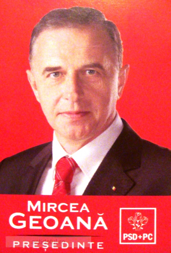 Propunere de bun simţ: să fie repetate alegerile pînă cîştigă Mircea Geoană
