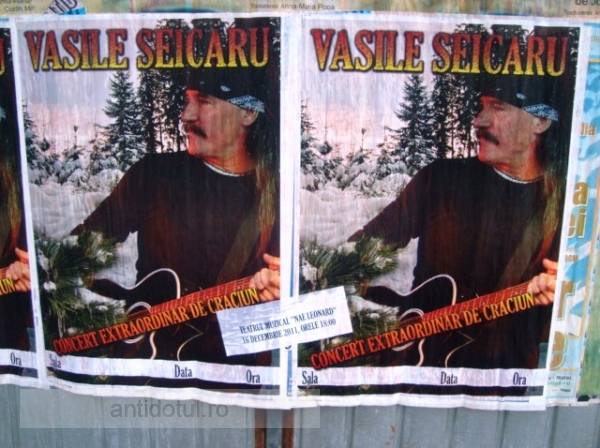 Bre, știți cît cere Vasile Șeicaru pentru un bilet la concertul din Galați?