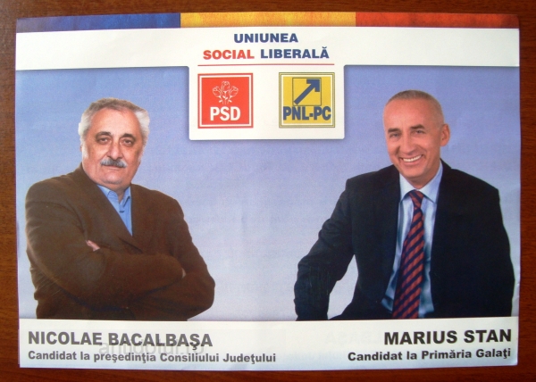Stan și Bacalbașa promit nimicul absolut în pliantele lor electorale (foto)
