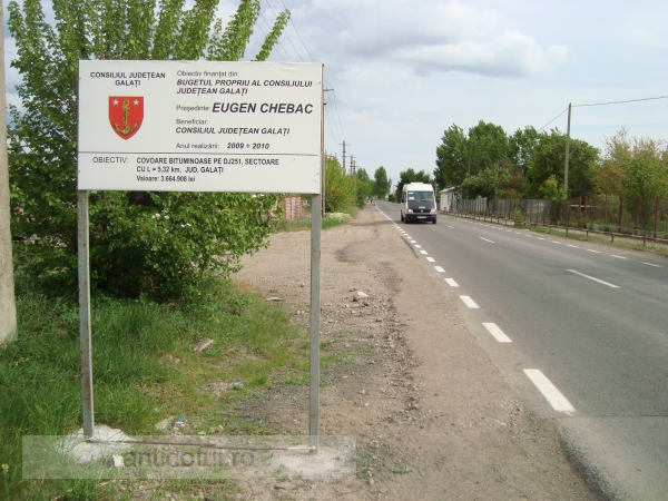 Acest drum a fost lăsat înzăpezit de președintele Eugen Chebac