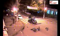 Încă un motociclist prost din Galați era să moară în trafic (video)