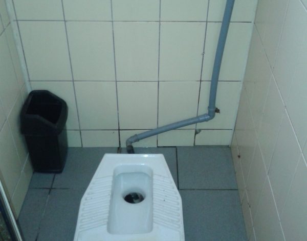 WC cu tălpi, Galați, 2014 (foto)