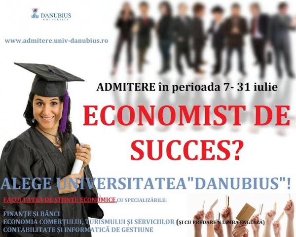 Economist de succes? Alege Universitatea “Danubius” din Galați (P)
