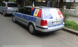 George Codreanu l-a dat jos pe Băsescu de pe mașină (foto)