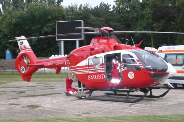 Elicopterul SMURD și-a luat zborul de la Galați