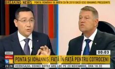 A doua confruntare: Iohannis l-a pus la colț pe Ponta (video)