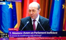 La congresul PMP Traian Băsescu a repetat de trei ori: "Mă lepăd de Elena!"