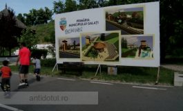 Faleza Dunării stă să se prăbușească cu tot cu panourile Primăriei care anunță modernizarea zonei