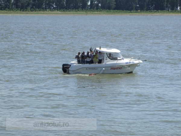 Duminică, 21 iunie, 2015: cetățeanul care a înotat 42 de km de la Gropeni la Galați confirmă că nu există nici un pod peste Dunăre
