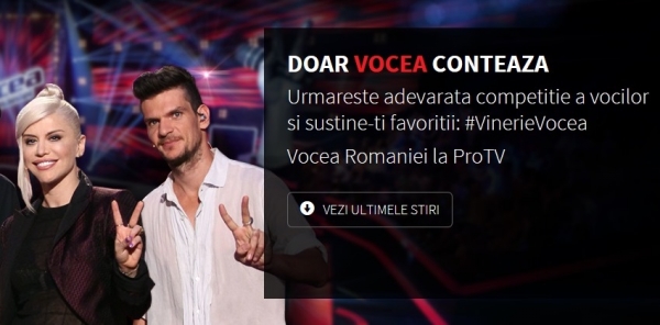 Minciuna Vocea României: “Aici doar vocea contează”