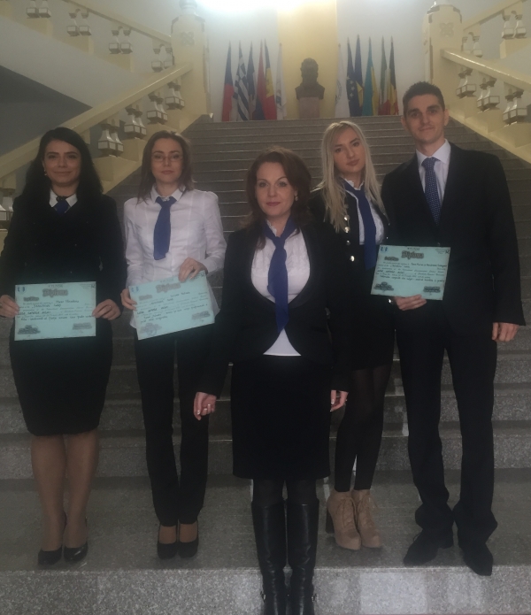 Studenții Facultății de Drept au obținut premiul I la competiția internațională de lucrări științifice studențești (P)