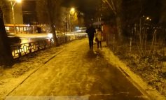 Prima ninsoare în Galați. Trotuarele încălzite de primarul Stan rezistă (foto)