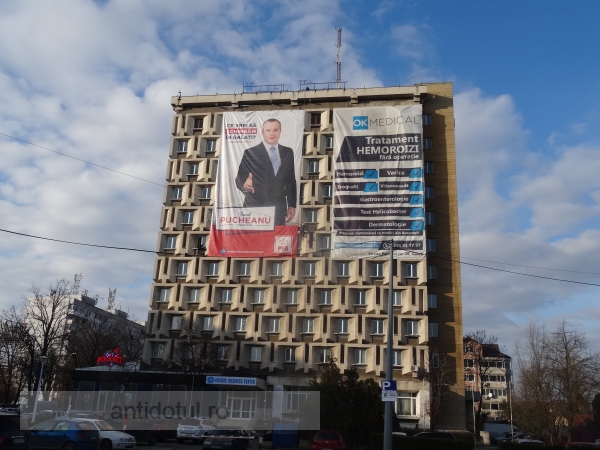 Candidatul Ionuț Pucheanu a apărut lîngă hemoroizi (foto)