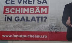 Un afiș cu candidatul PSD Galați Ionuț Pucheanu a fost vandalizat (foto)