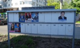 Nesimțire: jumătate dintre candidați nu au nici acum afișe la panourile electorale