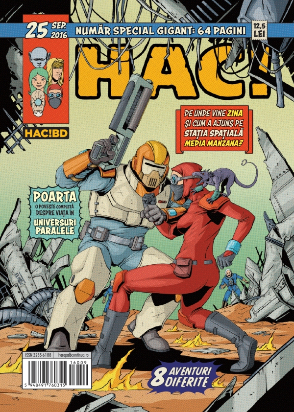 HAC! devine revistă lunară de bandă desenată 100% românească